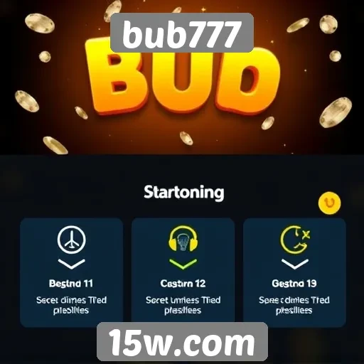 Exploração das funcionalidades do site bub777